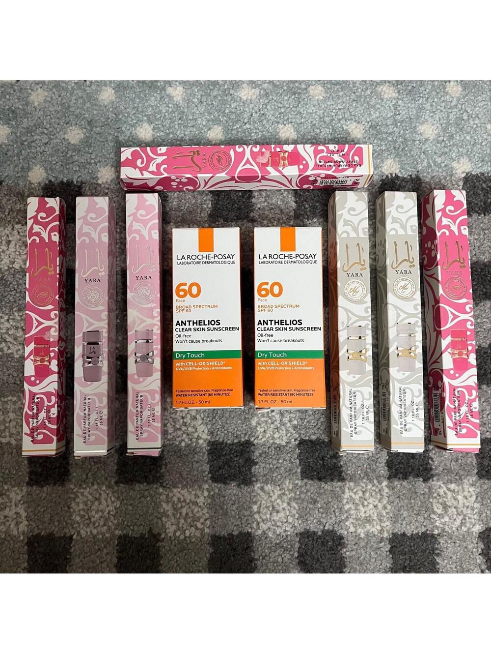 Beauty Bundle Yara Perfume+ La Roche Posay SPF Skincare Lot